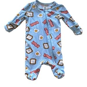 3 FOR $10 GEORGE Newborn Sleeper Foodie Pattern with Convertible Mitts